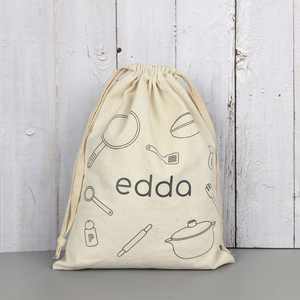 Cotton Canvas Bags Gots Mini Recycled Cotton Dust Drawstring Pouch <b>Muslin</b> Drawstring Bags - Product Image 3