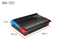 Console de mixage audio ELM XM-12D 350W 12 canaux avec 256 effets DSP, interface USB et double égaliseur