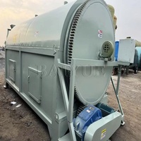 Máquina secadora de arena y lodos con tambor rotatorio de calentamiento infrarrojo