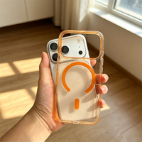 Coque de téléphone en PC rigide pur anti-jaunissement pour iPhone 18 Pro 17 Air 16e 16 15 14 13 12 Pro Max, transparente HD, anti-rayures, avec support magnétique