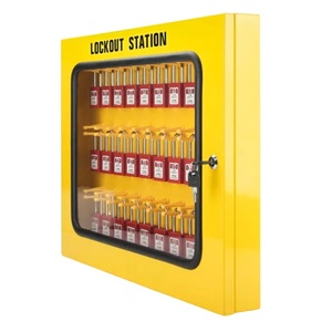 Boîte de sécurité murale en métal Kamal GSX12 pour 30 <span class=keywords><strong>cadenas</strong></span>, station de verrouillage LOTO avec porte de protection <span class=keywords><strong>transparente</strong></span> - Product Image 2