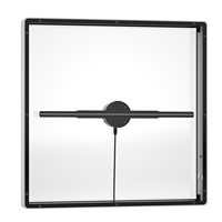50cm de bureau tout-en-un projecteur 3D à l'œil nu ventilateur holographique d'imagerie à lévitation tridimensionnelle aérienne pour l'éducation en intérieur