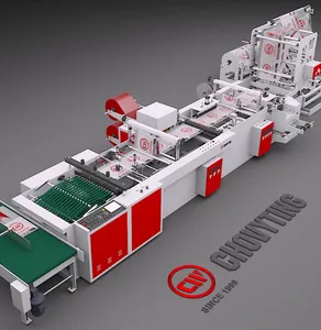 Factory Direct Voll automatische PE PP-Maschine zur Herstellung von Tragetaschen mit weichem Schlaufen griff