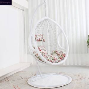 Sillón Colgante Tipo Cesta para Interiores, Columpio para Adultos, Hamaca para Balcón, Sillón Reclinable Individual o Doble, Sillón Perezoso Acolchado para Sala <span class=keywords><strong>de</strong></span> Estar - Product Image 5