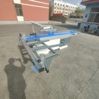 Scie à table coulissante automatique JINAN M-SHINE avec écran tactile, machine à scier le MDF