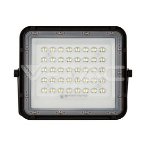 Reflector LED Solar V-Tac de 6W, Negro, 6400K, Luz Fría, Control Remoto, Montaje en Superficie, Cuerpo de Plástico, 50000 Horas de Duración - Product Image 2