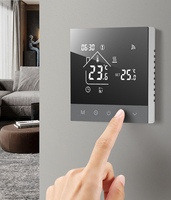 Termostato Inteligente WiFi con Pantalla Táctil, Controlador de Temperatura Ambiente Programable, Control por Voz, Monitoreo Remoto para Calefacción por Suelo Radiante