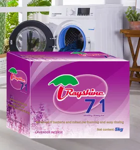 Rayshine Custom Liquid Detergent For Laundry Fragrance 9+1 Functions Stain Removal Cleaning Eco-Friendly 10 PACKS 5kg