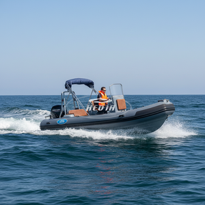 Bote Neumático Hedia <span class=keywords><strong>de</strong></span> 5,<span class=keywords><strong>8</strong></span> <span class=keywords><strong>Metros</strong></span> <span class=keywords><strong>con</strong></span> Casco en V Profunda, Bote Neumático Hypalon <span class=keywords><strong>de</strong></span> 20 Pies <span class=keywords><strong>con</strong></span> Techo Rígido y Cabina - Product Image 3