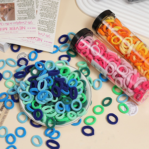 แถบยาง<span class=keywords><strong>รัด</strong></span><span class=keywords><strong>ผม</strong></span>หลากสีสำหรับเด็กสายรัด<span class=keywords><strong>ผม</strong></span>แบบไร้รอยต่อหลากสีสำหรับเด็กๆไม่ลื่นหลุดหรือไม่หลุด - Product Image 3