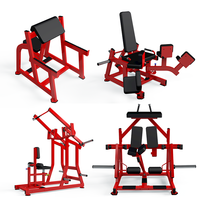Machine de gymnastique biceps assise chargée de plaque d'équipement de force de forme physique commerciale