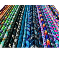 Tressé Tissé Rond Chien Laisse Personnalisé Nylon Polyester Corde Polypropylène PP Usine En Gros Couleur Aiguille Solide OPP et Carton