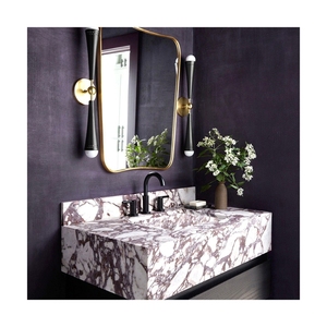 Modern Natural Marble Bathroom <b>Basin</b> Viola - Product Image 1