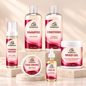 Fabricante Mayorista de Productos para el Cuidado del Cabello Negro, Champú Personalizado, Acondicionador, Gel Fijador para Peinados, OEM ODM - Product Image 5