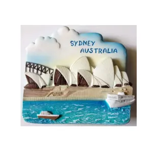 Resin mini Sydney Opera House fridge Magnets in Australia