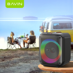 BAVIN Altavoz Karaoke <span class=keywords><strong>para</strong></span> Exteriores con Luces RGB BM11 Inalámbrico Bt5.1 de 8 Pulgadas y 30w de Rango Completo con Micrófono - Product Image 1