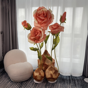 Decorazione nuziale festa forniture per feste Layout palco meccanico automatico <span class=keywords><strong>apertura</strong></span> e chiusura fiori giganti puntelli - Product Image 1