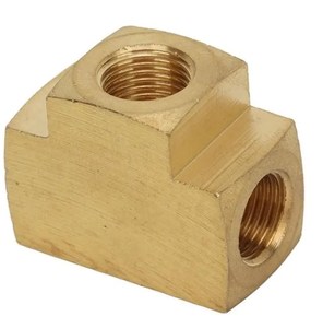 T <span class=keywords><strong>Femelle</strong></span> 8mm hembra T accesorio latón 1/8in rosca conector de tubería de 3 vías para aire agua Gas - Product Image 2