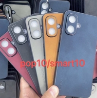 Étui Fundas antichoc Pova7 4g en cuir de mouton givré étui en plastique dur mat respectueux de la peau pour Tecno Spark 40 40C
