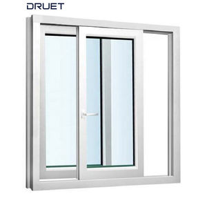 Fenêtre coulissante horizontale antivol <span class=keywords><strong>DRUET</strong></span> en acier inoxydable avec cadre en alliage d'aluminium certifiée CE pour cuisine - Product Image 3