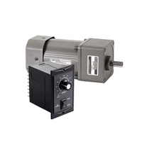 Moteur à engrenages micro AC 180W avec contrôleur de vitesse, monophasé, à vitesse variable et réversible pour ligne d'embouteillage