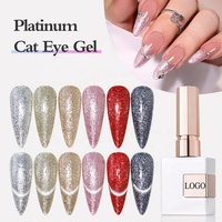 Kit de vernis à ongles gel œil de chat OEM de haute qualité, 9000 couleurs, gel UV magnétique, étiquette privée, ensemble de vernis à ongles gel œil de chat galaxie