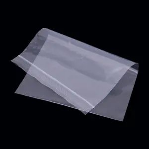 LDPE Transparent Clear Ziplock Reiß verschluss taschen PE Kunststoff Zip Lock Bag Große reguläre Röster Aufbewahrung Reiß verschluss taschen