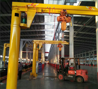 Usine professionnelle 200KG atelier directement moins cher grue à flèche montée sur colonne maison