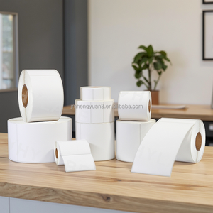 100x50 100x100 100x150 Congélateur Thermique Synthétique PP Étiquette Feuille De Route Autocollant Frozen Label Thermique Synthétique PP Étiquette D'expédition - Product Image 1