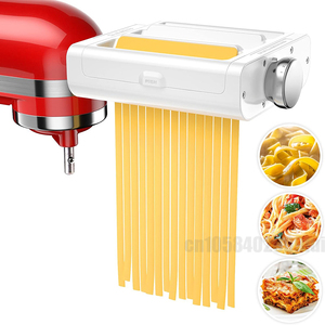 3-trong-1 KitchenAid Ka Aid Máy ép mì ống kim loại Spaghetti fettuccine Máy Làm Mì dụng cụ nhà bếp tươi - Product Image 1