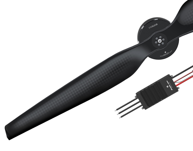 T-MOTOR NS52*20 Low Noise High Speed OEM 2pcs big carbon fiber agricultural uav drone propeller