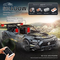MOULD KING-Kit de construction technique de voiture de sport pour garçon RC, blocs de construction motorisés de voiture de course, briques MOC, jouets, 13123D