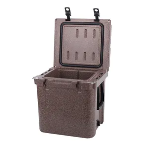 Customized high quality plastic rotomolded custom insulated ice box for outdoor camping