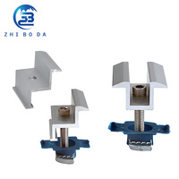Abrazadera Solar ZhiBoDa de Aleación de Aluminio para Techo, Instalación Rápida, Duradera, Anticorrosión, Accesorios Fotovoltaicos