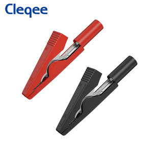 Pince Crocodile entièrement isolé, 3 pièces P2009, 6 couleurs, connexion <span class=keywords><strong>banane</strong></span> 2mm, adaptateur, sonde femme, pince Crocodile - Product Image 3