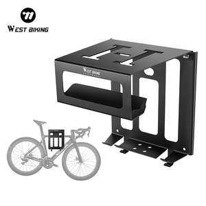 WEST BIKING Support mural de vélo haute résistance Support de stationnement mural pour vélo de route Affichage de stockage multifonctionnel d'intérieur - Product Image 1
