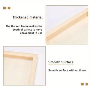 5x5 4x4 <strong>Wood</strong> <strong>Panel</strong> Boards <strong>Unfinished</strong> <strong>Wood</strong> Canvas Wooden for Crafts Painting Canvas - Product Image 4