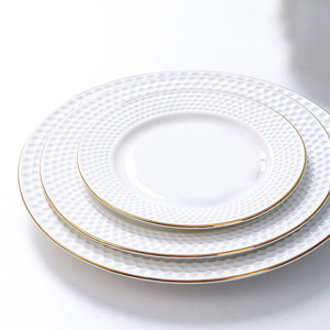 Service de table en porcelaine, style occidental, blanc, élégant et simple - Product Image 3