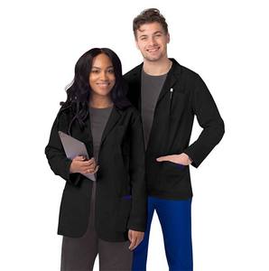 ชุดเสื้อกาวน์หมอสีขาวทนกรดไซส์ XL 3XL ชุดยูนิฟอร์มสำหรับโรงพยาบาลและหมอ - Product Image 3