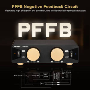 Aiyima Bộ khuếch đại âm thanh kỹ thuật số A70 Class D 300W Bộ khuếch đại công suất XLR RCA đầu vào kích hoạt tpa3255 pffb Mono cho âm thanh 2.0/2.1/5.1/7.1 - Product Image 6