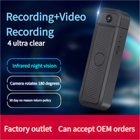 Kamera portabel HD perekam DVR kamera tubuh kamera terpasang camcorder dada klip suara Video Mini