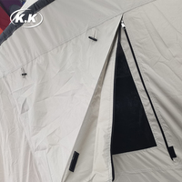 Kawagebo Kamp (KK) 14.8' X 7.6' Gonflable 10.4 ㎡   Tente de camping gonflable 210D Oxford avec auvent