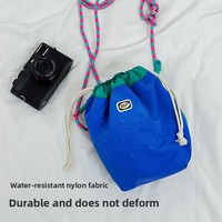 Sac pour appareil photo en nylon pour reflex numérique, sac de rangement étanche, sac vidéo multifonctionnel pour voyages et sorties