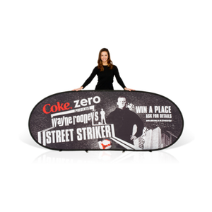 Factory Price double Side printed a foremost color to air shipping horizontal pop-one frame banner - Product Image 2