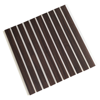 Panneau de plafond décoratif en PVC, imitation bois, lamelles creuses, imperméable, facile à nettoyer, matériau de construction intérieur