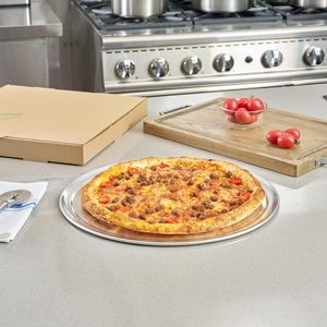 Bandeja Redonda para Pizza de Aluminio, Resistente, Eficiente, No Corrosiva, para Catering, Hoteles, Restaurantes y Cocinas Comerciales - Product Image 6