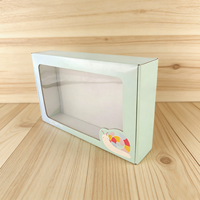 Emballage de pâtisserie en carton ondulé biodégradable, écologique, réutilisable, portable, avec couvercle transparent, forme d'avion, gaufrage en éponge