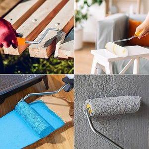 Zjhy Bán Buôn Tùy Chỉnh Số Lượng Cao 38Mm Hai-Màu Nhựa Xử Lý Sơn Con Lăn - Product Image 5