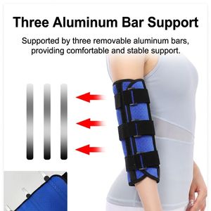 HKJD Soporte Profesional para Codo, Férula Transpirable para Recuperación de Fracturas con 3 Barras de Aluminio para Alivio del Dolor del Nervio Ulnar - Product Image 3