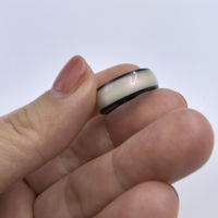 Anneau intelligent en céramique imperméable de puce intelligente de NFC 13.56Mzh pour des téléphones portables et des paiements